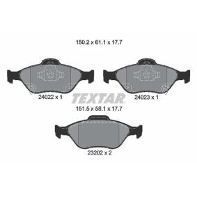 Compre Pastilhas de travão da TEXTAR 2402201 a um preço baixo por 37,89 €