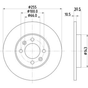 Bremsscheibe von MINTEX MDC1058