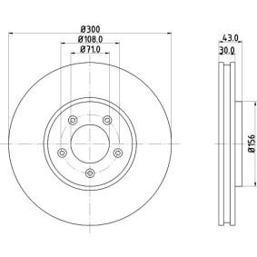 JAGUAR Bremsscheibe von MINTEX