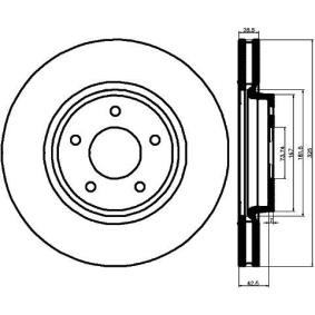 Comprar Disco de freno de MINTEX MDC1276 a bajo precio de 104,48 €