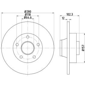 Bremsscheibe von MINTEX MDC1609