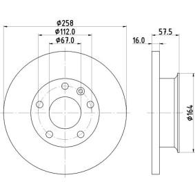 Bremsscheibe von MINTEX MDC413