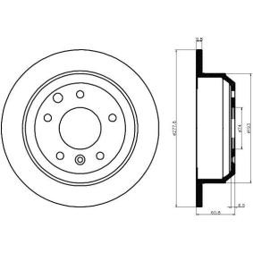 Comprar Disco de freno de MINTEX MDC447 a bajo precio de 99,47 €