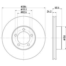 Comprar Disco de freno de MINTEX MDC449 a bajo precio de 44,26 €