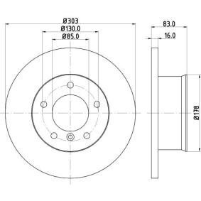 Comprar Disco de freno de MINTEX MDC671 a bajo precio de 56,69 €