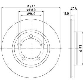 Bremsscheibe von MINTEX
