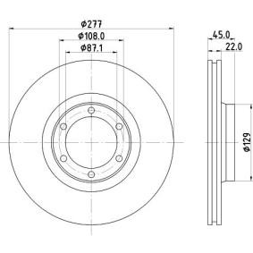 Bremsscheibe von MINTEX