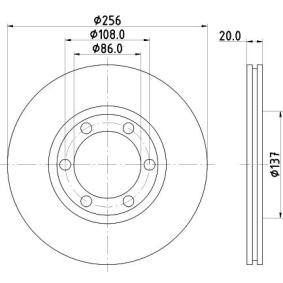 Bremsscheibe von MINTEX MDC972