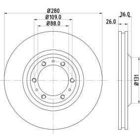 Comprar Disco de freno de MINTEX MDC987 a bajo precio de 55,41 €