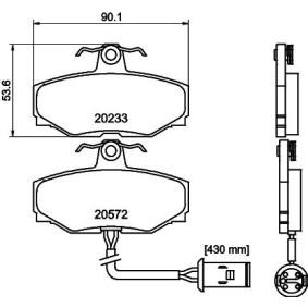 Köp Bromsbelägg av MINTEX MGB412 till det låga priset 357,83 kr
