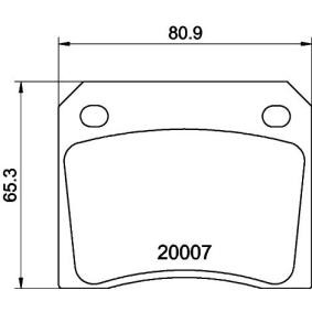 Köp Bromsbelägg av MINTEX MGB521 till det låga priset 416,67 kr