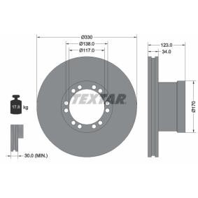 Comprar Disco de freno de TEXTAR 93142400 a bajo precio de 213,30 €