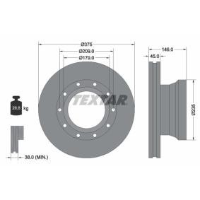 Comprar Disco de freno de TEXTAR 93142800 a bajo precio de 317,52 €