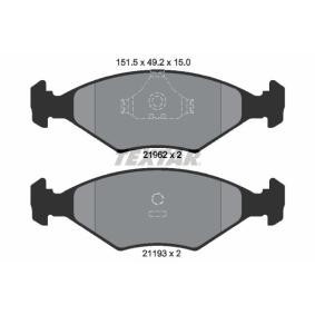 Acquista Kit pastiglie freni da TEXTAR 2196202 a buon mercato per soli 34,05 €