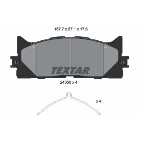 Bremsbeläge 2435001 für DAIHATSU