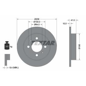 Comprar Disco de freno de TEXTAR 92128600 a bajo precio de 29,75 €