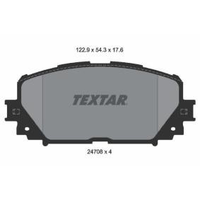 Compre Pastilhas de travão da TEXTAR 2470801 a um preço baixo por 39,76 €
