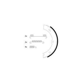 Comprar Zapata de freno de mano de TEXTAR 91066800 a bajo precio de 47,46 €