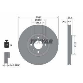 Bremsscheibe 92168500 für DS