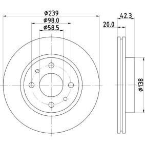 Comprar Disco de freno de MINTEX MDC1783 a bajo precio de 37,75 €