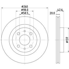 Comprar Disco de freno de MINTEX MDC1784 a bajo precio de 37,14 €