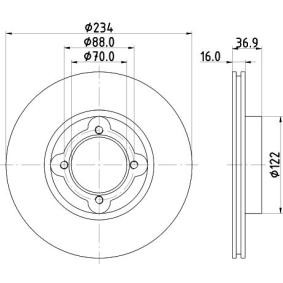 DAIHATSU Bremsscheibe von MINTEX