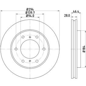 Bremsscheibe von MINTEX