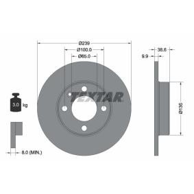 Comprar Disco de freno de TEXTAR 92009303 a bajo precio de 25,95 €