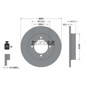 Comprar Disco de freno de TEXTAR 92083003 a bajo precio de 34,20 €