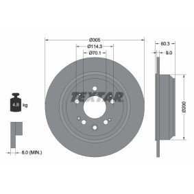 Achetez des Butée hydraulique TEXTAR 53000700 à prix pour 127,45 €