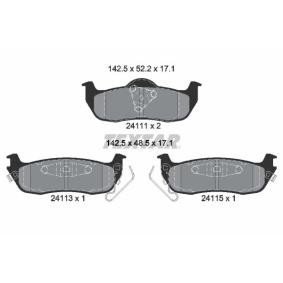 Acquista Kit pastiglie freni da TEXTAR 2411102 a buon mercato per soli 62,25 €