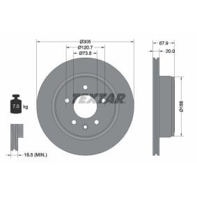 Comprar Disco de freno de TEXTAR 92139300 a bajo precio de 49,44 €