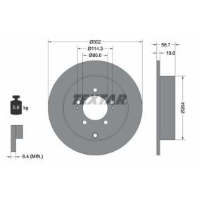 Comprar Disco de freno de TEXTAR 92167003 a bajo precio de 50,58 €