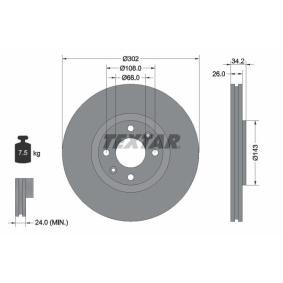 Bremsscheibe 92168503 für DS 4 II für 54,91 CHF