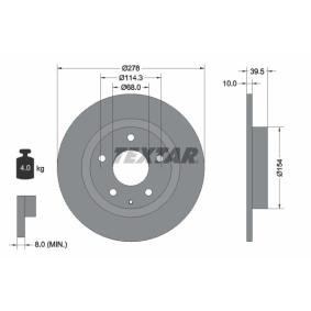 Comprar Disco de freno de TEXTAR 92254703 a bajo precio de 52,79 €