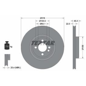 Bremsscheibe 92255003 für Coupe (R58) für 68,03 CHF