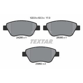 Acquista Kit pastiglie freni da TEXTAR 2428801 a buon mercato per soli 54,72 €
