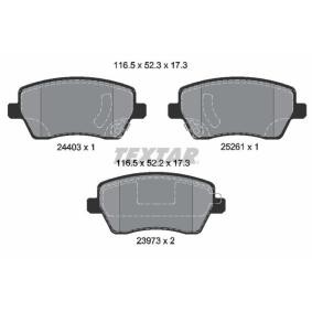 Acquista Kit pastiglie freni da TEXTAR 2440301 a buon mercato per soli 37,22 €