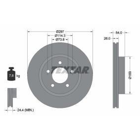 Comprar Disco de freno de TEXTAR 92230003 a bajo precio de 90,51 €