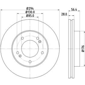 Comprar Disco de freno de MINTEX MDC2211 a bajo precio de 53,29 €
