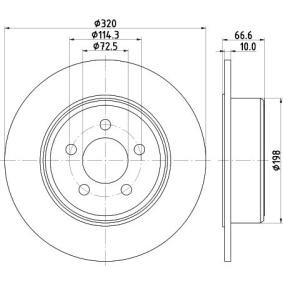 Achetez des Disque de frein MINTEX MDC2311 à prix pour 61,21 €