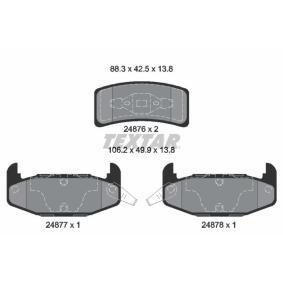 Acquista Kit pastiglie freni da TEXTAR 2487601 a buon mercato per soli 41,33 €