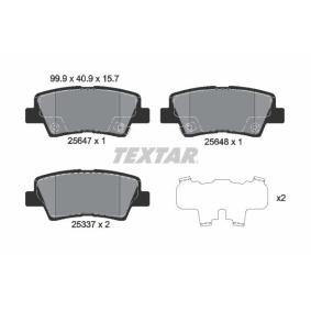 Acquista Kit pastiglie freni da TEXTAR 2564701 a buon mercato per soli 36,96 €