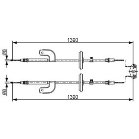 Handbremsseil 1 987 482 459