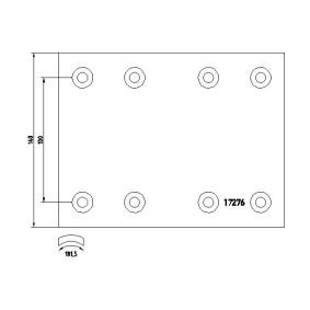 Comprar Juego de forros de freno, freno de tambor de TEXTAR 1727602 a bajo precio de 131,12 €