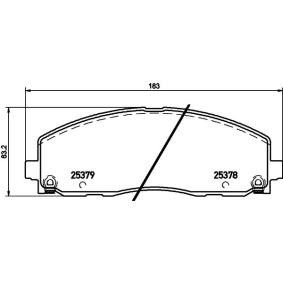 Compre Pastilhas de travão da MINTEX MDB3270 a um preço baixo por 79,81 €