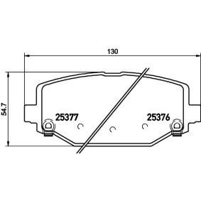 Compre Pastilhas de travão da MINTEX MDB3271 a um preço baixo por 82,15 €