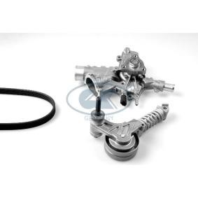 Achetez des Pompe à eau+Jeu de courroie trapézoïdale à nervures GK K980767A à prix pour 179,46 €