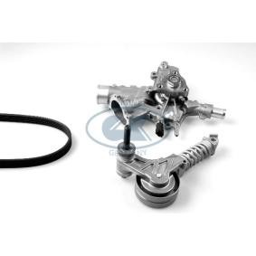 Achetez des Pompe à eau+Jeu de courroie trapézoïdale à nervures GK K980767B à prix pour 163,88 €
