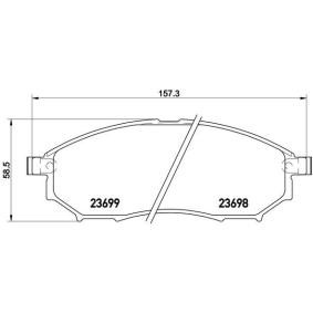 Köp Bromsbelägg av BREMBO P 56 094 till det låga priset 510,88 kr